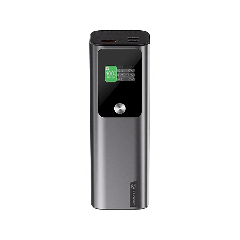 ALOGIC Ark USB Power Bank, 27000mAh, Silver (A27KPB140W) image 1