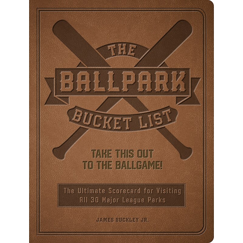 Quarto The Ballpark Bucket List by James Buckley Jr., Guided Journal  6.3" x 8.27", Brown, 176 Pages (9780760380567) image 1