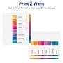 Avery Ready Index Table of Contents Extra-Wide Paper Dividers, 1-8 Tab, Multicolor (11163)~#|#~F07DAF23-124A-40CF-B0FEA19FE3EB0406_sc7