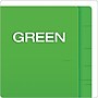 Pendaflex Recycled End Tab File Folder, Straight Cut, Letter Size, Green, 100/Box (H110DGR)~#|#~F07DE1A8-7D63-490A-9ACB7A3DD76DED75_sc7