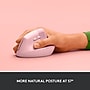 Logitech Lift Vertical Wireless Ergonomic Optical Mouse, Rose (910-006472)~#|#~F080A9A3-BD78-4FE0-A071D5F6254544EA_sc7