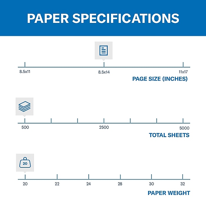 Hammermill Colors Multipurpose Paper, 20 lbs., 8.5