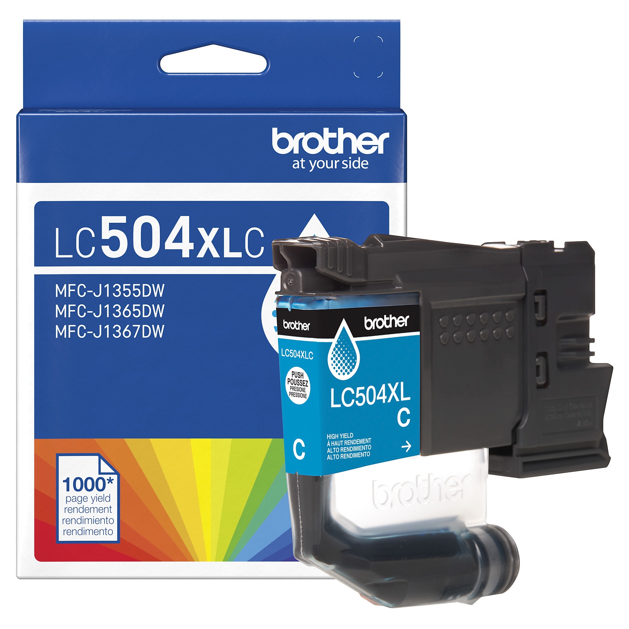 Brother LC504XL Cyan High Yield Ink Cartridge (LC504XLCS) Sansujyuku sansujyuku.com