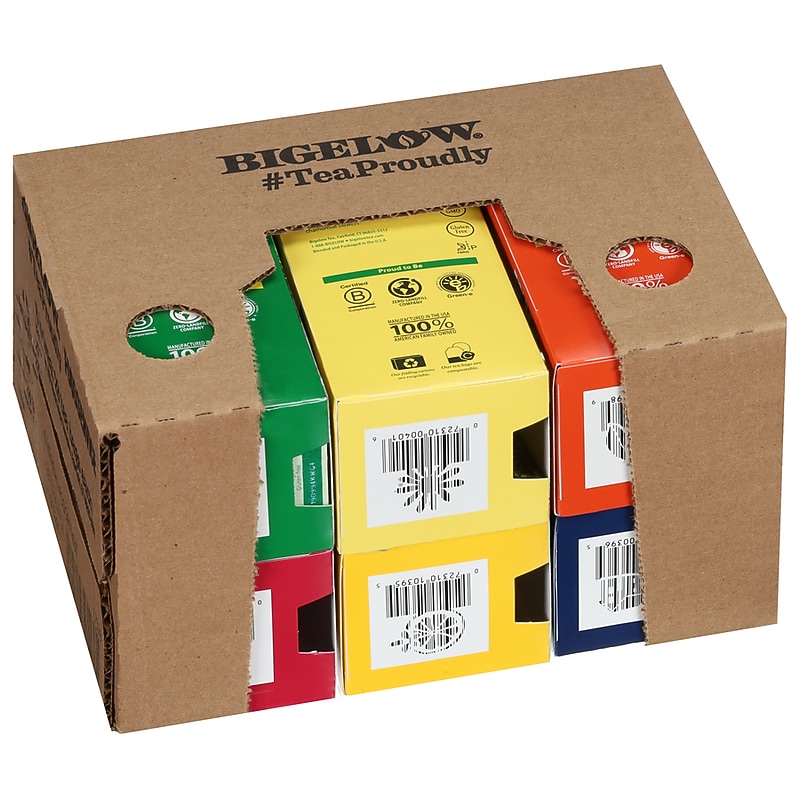 Bigelow Assorted Herbal Tea Bags, 28/Pack, 6 Packs/Carton (17578) image 1