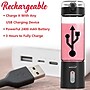 Brentwood 17-Oz. Portable Battery-Operated USB-Chargeable Glass Blender, Black (RJB-100BK)~#|#~F09038E9-5720-4A6C-8C7A22D23C783303_sc7