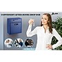 AdirOffice Steel Ultimate Locking Wall Mounted Interoffice Mailbox, Medium, Blue~#|#~F090A490-7CF7-4F46-845A9D4DC5EA74CC_sc7