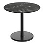 Flash Furniture TopGuard 36" Round Wood Dining Table with Round Base, Black Faux Marble/Black Base (STRD36BMATR24)~#|#~F0919539-01CB-4051-BECEEC86293CB17C_sc7