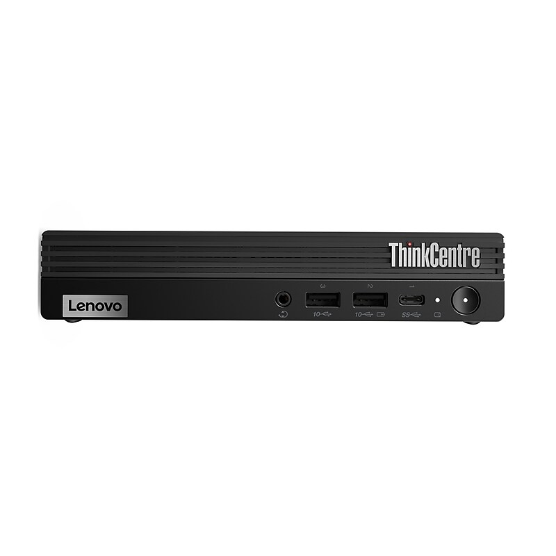 Lenovo ThinkCentre M70q Gen 5 Mini Desktop Computer, Intel Pentium 300T, 16GB RAM, 256GB SSD, Mouse + Keyboard (12TD003LUX) image 1