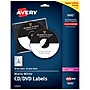 Avery CD Labels, White, Permanent Adhesive, Laser Printers, 40 Blank CD Labels & 80 Spine Labels (5692)~#|#~F09868C8-DE34-4782-A3A8485604F724A5_sc7