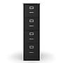 Staples Commercial 4-Drawer Vertical File Cabinet, Locking, Letter, Black, 22"D (22337D)~#|#~F09AABDF-67D6-4F66-A1BED32CEC9D9FEE_sc7