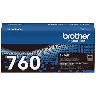 Brother TN 760 Black High Yield Toner Cartridge, Print Up to 3,000 Pages