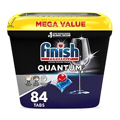 Finish Quantum Dishwasher Detergent Tablets, Fresh Scent, 84