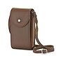 Bugatti Vegan Leather Phone Bag, Brown (MOB2684BU-BROWN)~#|#~F0A54722-33C0-4C74-B03597D23E90E4FC_sc7