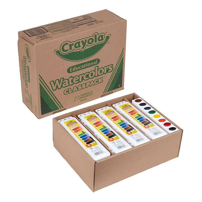 Crayola Classpack Watercolor Paint Trays, 36/Pack (BIN538101) image 1