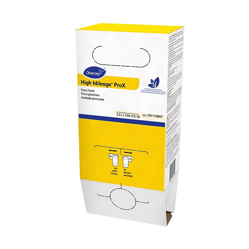 High Mileage ProX Floor Finish, 84.5 Oz., 6/Carton (95109638) image 1