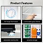 Igloo IRF26BK6A 2.6 Cu. Ft. Classic Compact Single Door Refrigerator Freezer - Black~#|#~F0A7BB5A-468A-4B57-8A8F4516E965890B_sc7