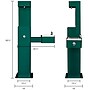 Global Industrial Outdoor Drinking Fountain w/ Bottle Filling Station, Green (761216GN)~#|#~F0AA3207-0A13-440F-9A05DAB1FE4D27DE_sc7