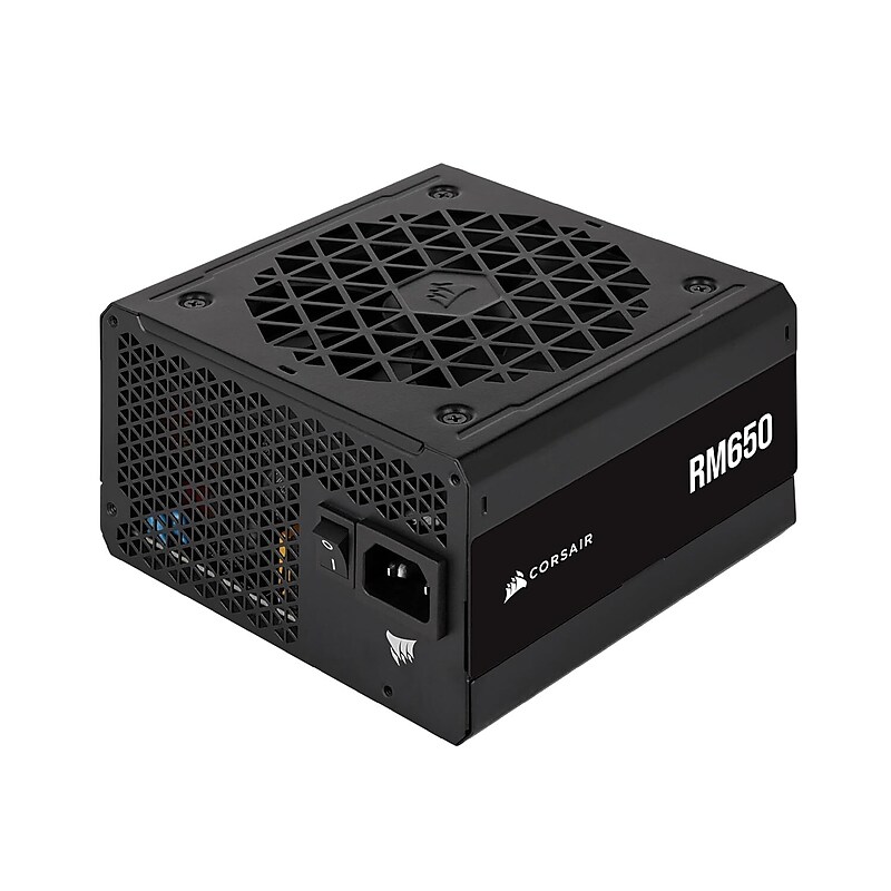 Corsair RM Series 650W 80 PLUS Gold Plug-in Module Power Supply, Black (CP-9020280-NA) image 1