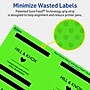 Avery Laser/Inkjet Multipurpose Square Labels, 3" x 3", Neon Green, 120/Pack (94101)~#|#~F0B829C3-5EF4-4C56-96044660D72DA220_sc7