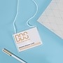 Avery Hanging Style Laser/Inkjet Name Badge Kit, 3" x 4", Clear Holders with White Inserts, 50 Badges Per Box (74520)~#|#~F0B830BA-6F7B-4544-9AD541A169D73E50_sc7