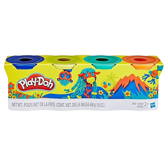 Play-Doh Wild Colors, Assorted Colors, 4/Pack (E4867) | Staples