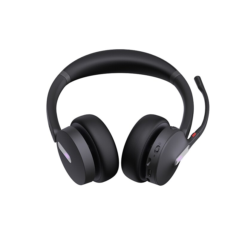 YeaLink WH64 Noise Canceling Bluetooth Stereo On-Ear Headset, MT Certified (1208674) image 1