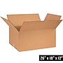 26" x 18" x 12" Shipping Boxes, 32 ECT, Brown, 15/Bundle (261812)~#|#~F0BF4D47-2902-4519-A1EF1245326552EF_sc7