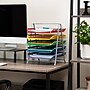 Mind Reader 5-Compartment Metal Desk Tray, Multicolor (5TPAPER-ASST)~#|#~F0C1478B-0497-40C9-85A66A4BC376AE06_sc7