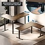 Mount-It! XL 75"W Electric Corner Adjustable Standing Desk, Brown/Black (MI-15025)~#|#~F0C4CB7F-D728-4C0C-8313C9AB57EE58B0_sc7
