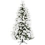 Fraser Hill Farm 7.5' Flocked Snowy Pine Artificial Christmas Tree (FFSN075-0SN)~#|#~F0C586E4-AC92-4D6D-A94E220C0CB4C953_sc7