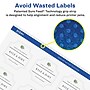 Avery Laser/Inkjet Multipurpose Labels, 1.625" x ", Glossy Clear, 2000/Box (94110)~#|#~F0C669C4-0171-4150-A2ED693D60188C88_sc7
