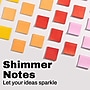 Post-it Shimmer Sticky Notes, 3