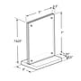 Azar Literature Holder, 5" x 7", Vertical, Clear Acrylic (104774)~#|#~F0C98DC2-91C0-4D91-8D1913C577450558_sc7