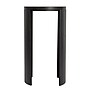 Storied Home Sleek Metal Round End Table, Black (EC1758)~#|#~F0CA22F8-F8F8-4262-A227104D29221CDD_sc7