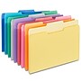 Staples File Folders, 1/3-Cut Tab, Letter Size, Assorted Colors, 100/Pack (ST508804-CC)~#|#~F0D32C5F-08DB-4AFA-B21A782679FAB409_sc7