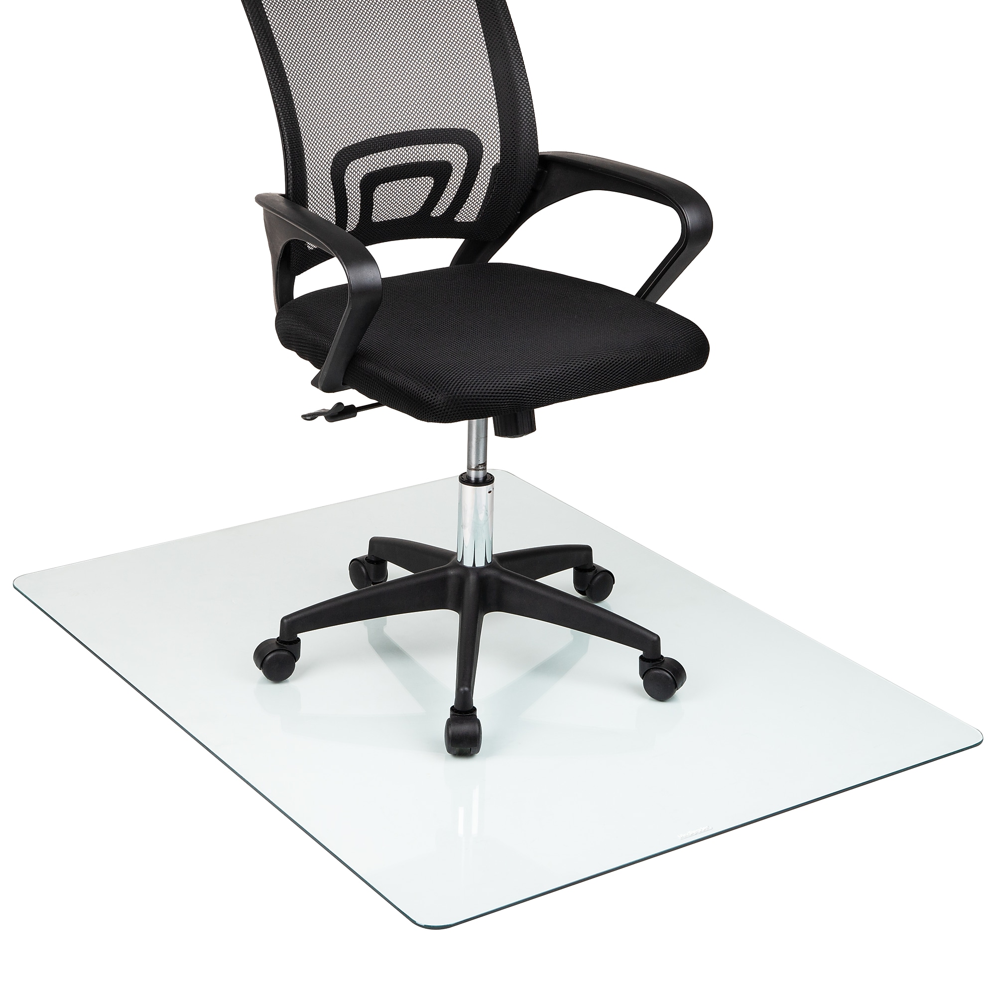 Mind Reader Carpet & Hard Floor Chair Mat, 36″ x 46″, Clear Tempered Glass (TGC4636-CLR) Sansujyuku sansujyuku.com
