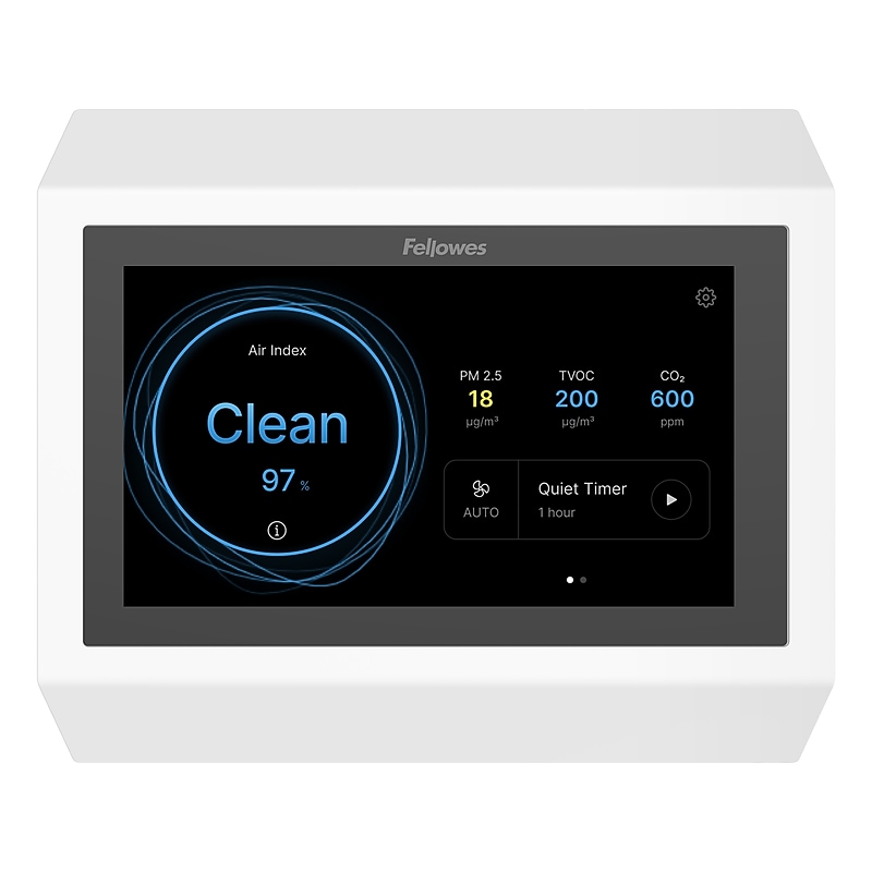 Fellowes Array Lookout 5.94" Wall-Mounted Smart Display, White (5885901) image 1