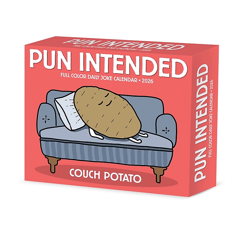2026 Willow Creek Pun Intended 6.125" x 5.25" Day-to-Day Calendar (54383X) image 1