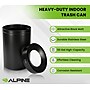 Alpine Industries Stainless Steel Trash Can, 50 Gallon, Black (ALP475-50-BLK)~#|#~F0E4EB09-30AF-434C-845E883E4C11BE7D_sc7