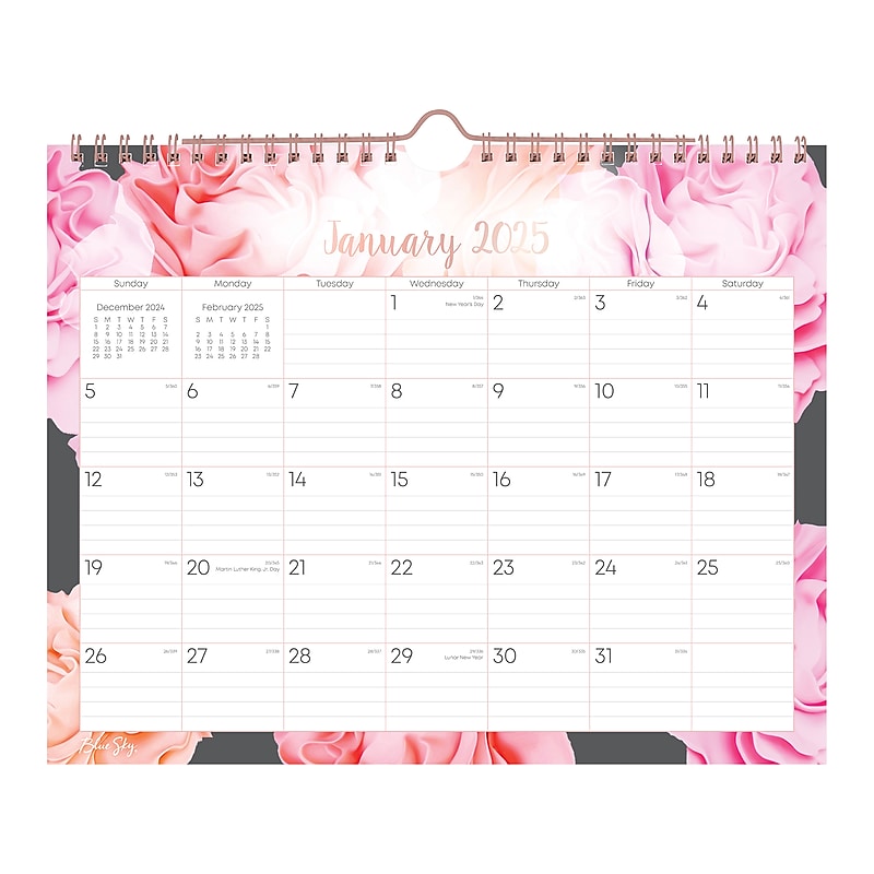 2025 Blue Sky Joselyn 11" x 8.75" Monthly Wall Calendar (152488) image 1