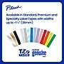 Brother P-touch Strong Adhesive Laminated Label Tape, 3/4" x 26.2', Black on White (TZES241)~#|#~F0E699D2-48EA-4FF1-A878E675FF490622_sc7