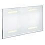 Azar Sign Holder, 17" x 11", Horizontal, Wall Mounted, Clear, Acrylic, 2/Pack (122037-2PK)~#|#~F0E78259-01D9-40DF-B2AF987C424B4935_sc7