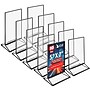 Azar Card Holder, Desktop/Countertop, Top/Side Loading Acrylic, 10/Pack (152799-BLK-10PK)~#|#~F0ED2391-E1B2-40CD-90146BCF8E601762_sc7