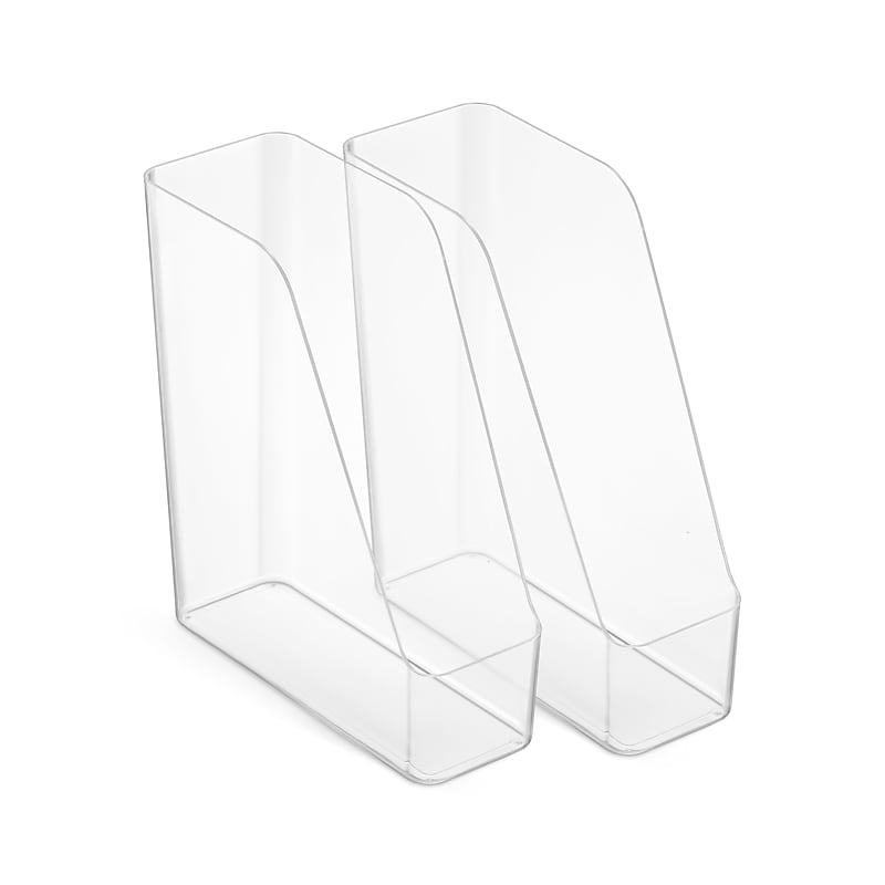 TRU RED Magazine File, Clear, 2/Pack (TR61972) image 1