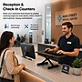 Uncaged Ergonomics KT3 Adjustable Height Keyboard Stand with Mouse Platform for Counters and Workstations, Black~#|#~F0F7283E-1BE8-41DB-8710A9F4CD81A6F7_sc7