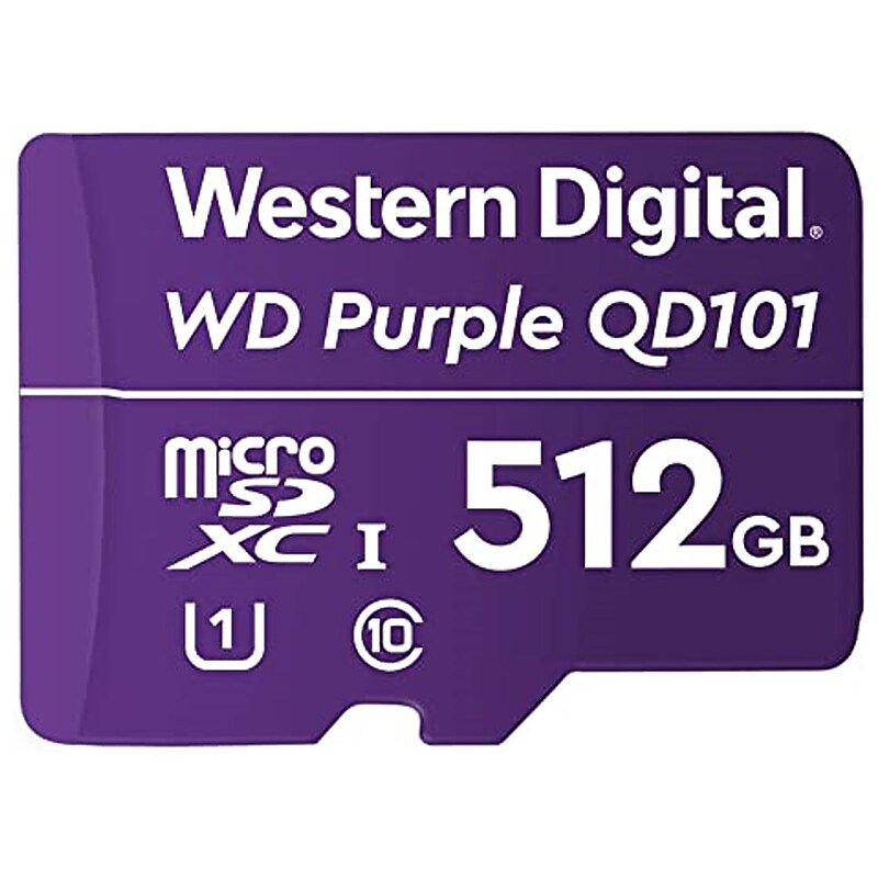 Western Digital 512GB UHS-I microSDXC Memory Card Class 10 (WDD512G1P0C-85AEL0) image 1