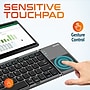 Delton F75 Small Wireless Foldable Portable Keyboard and Touchpad, Black (DKBF75)~#|#~F0F9D0B5-4654-4CE4-9165CDCDE48D4E3A_sc7