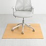 Anji Mountain Standard Bamboo Carpet & Hard Floor Chair Mat, 42" x 48", Natural (AMB24034)~#|#~F1015997-2D49-42BB-A61D6DAA90E600A7_sc7