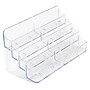 Deflecto 8-Compartment Business Card Desktop Holder, 400-Card Capacity, Clear (70801)~#|#~F1042F44-8956-47F3-A9414A9B288D818A_sc7