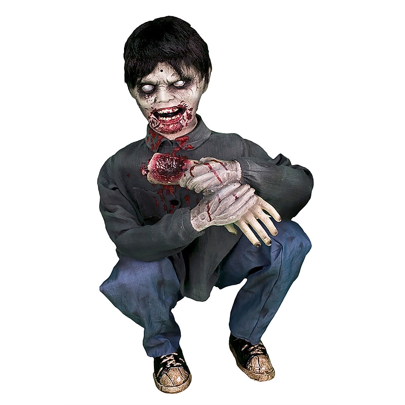 Haunted Hill Farm Crouching Limb Eater Zombie Boy by Tekky (HHLBRPR-FLSA) image 1